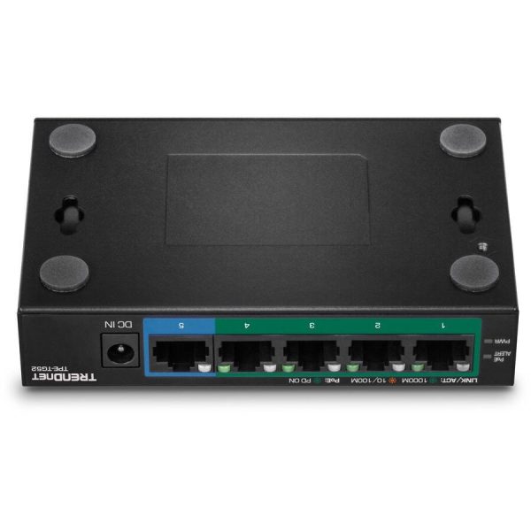 TRENDnet 5 Port Gigabit PoE+ Switch 32W Power Budget-1