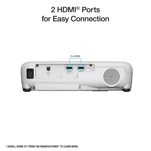 Epson EX3290 3LCD WXGA Projector White 3 Chip-3