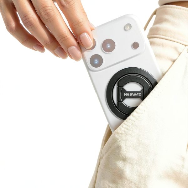Neewer Magnetic Phone Grip Stand Holder Aluminum Alloy-6