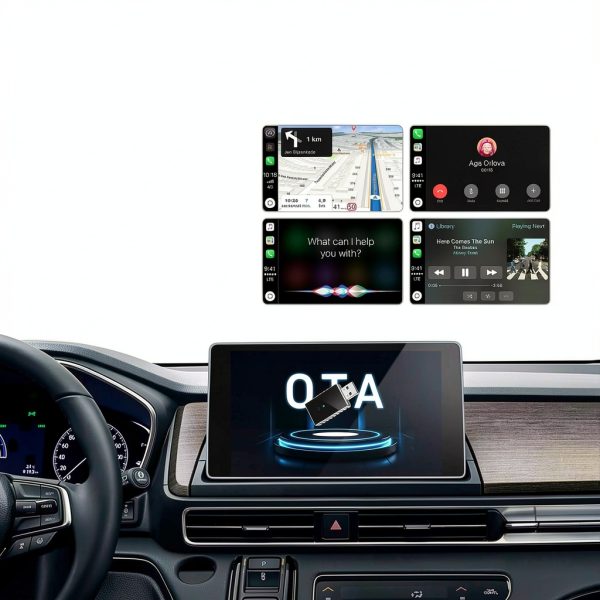 Pavo Wireless CarPlay Android Auto Adapter Metal Design-2