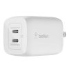 Belkin 65W Dual USB C GaN Wall Charger Fast Charge Travel-0