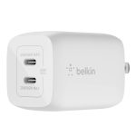 Belkin 65W Dual USB C GaN Wall Charger Fast Charge Travel-0