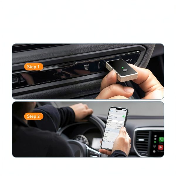 Pavo Wireless CarPlay Android Auto Adapter Metal Design-3