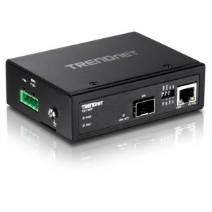 TRENDnet Industrial Media Converter Gigabit SFP IP50 Rated-0