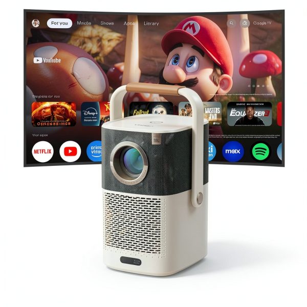 Yaber T2 Plus GTV Projector Google TV JBL Portable-1