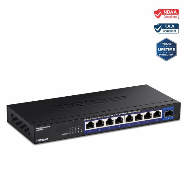 TRENDnet 9 Port 2.5G Switch 10G SFP+ Unmanaged Network-2