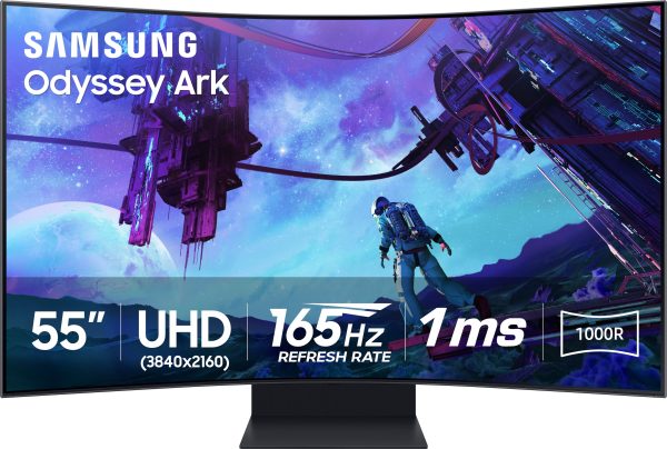Samsung 55 Odyssey Ark 2nd Gen Curved 4K Gaming Screen-0