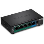 TRENDnet 5 Port Gigabit PoE+ Switch 32W Power Budget-0