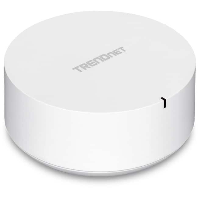 TRENDnet AC2200 WiFi Mesh Router placed in a living room setting