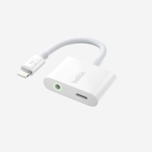 RockStar 3.5mm Audio Charge Adapter for iPhone MFi Certified-0