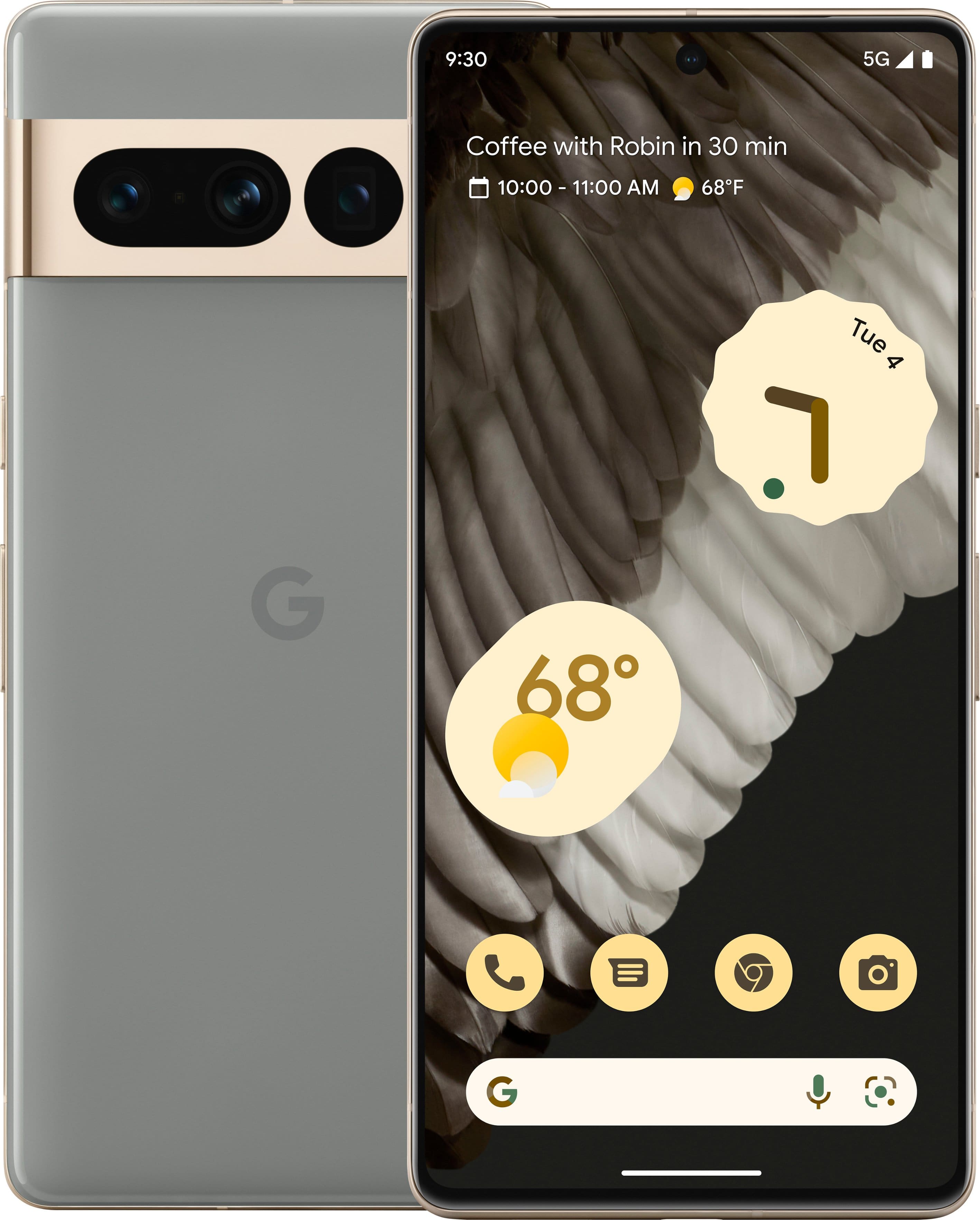 Google Pixel 7 Pro displaying its sleek design and camera setup