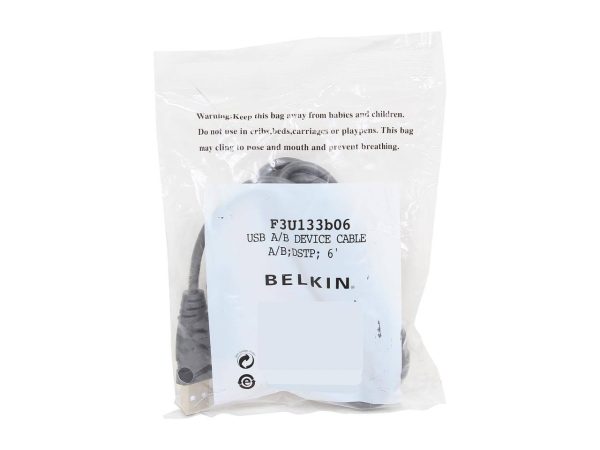 Belkin USB 2.0 Cable Black Male to Male Connector-2