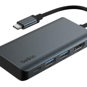 Belkin USB C Hub 4K HDMI Multiport Adapter for Laptops-0