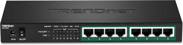 TRENDnet 8 Port Gigabit PoE Switch 120W Power Budget-5