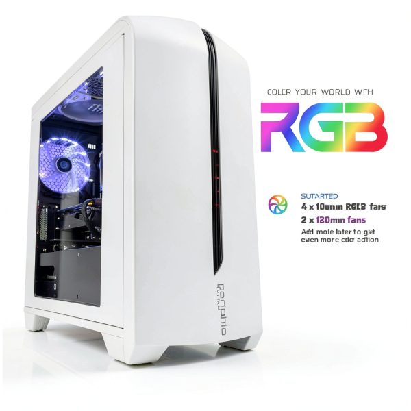 Periphio Warp Gaming PC AMD Ryzen 5 16GB RAM 1TB SSD-1