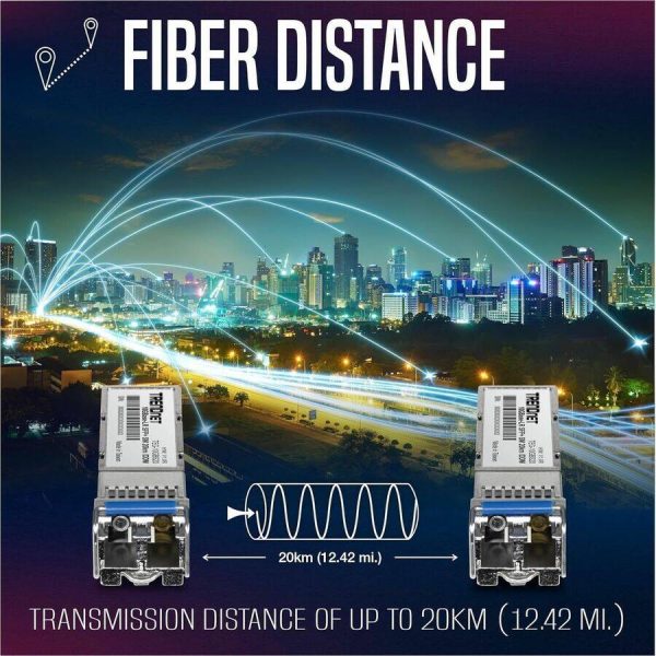 TRENDnet 10G SFP+ Single Mode Transceiver 20km LC Fiber-4
